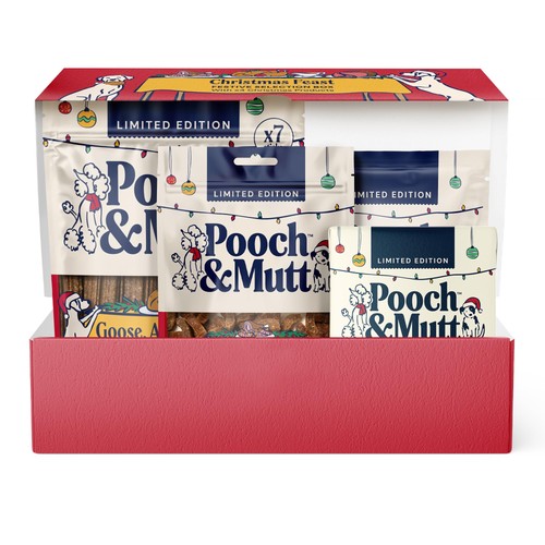 Pooch mutt dog christmas - mutt,