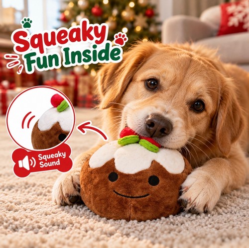 Christmas dog toy squeaky - dog,