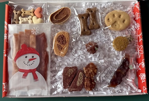 Dog hamper christmas - dog,