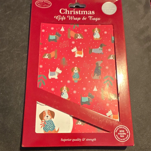 Otter house christmas red dog - otter,