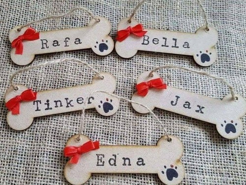 Personalised dog bone - personalised,