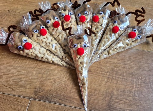 Dog treat cones rudolph - 10,