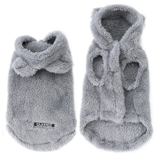 Soft fleece dog clothes warm - soft,