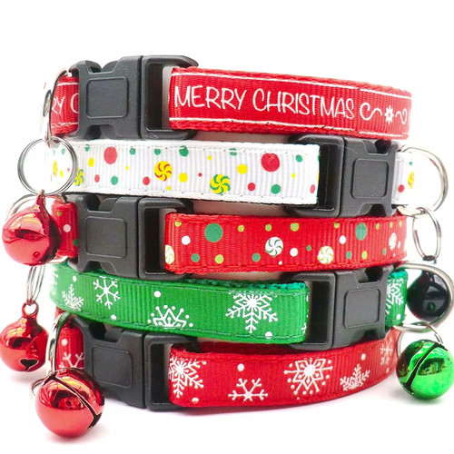 Christmas collar pet dog - christmas,