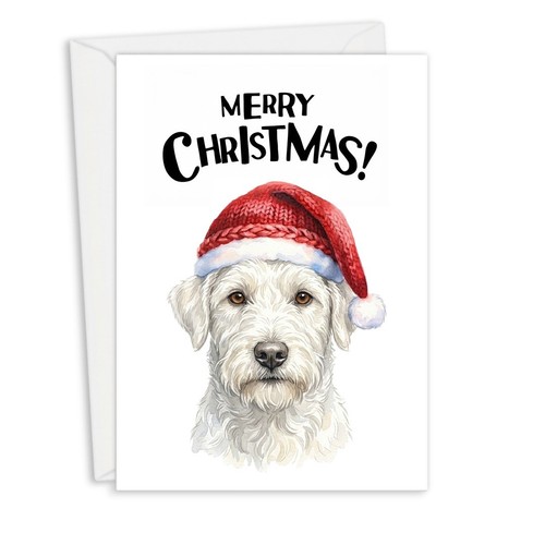 Welsh terrier white christmas - terrier,