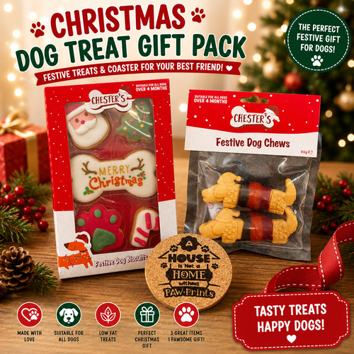 Christmas dog treat gift pack - dog,