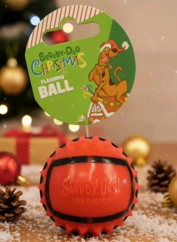 Flashing dog ball christmas - flashing,