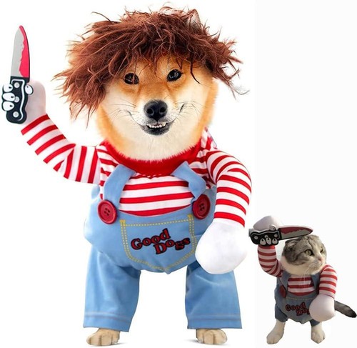 Pet chucky dogs halloween - l,