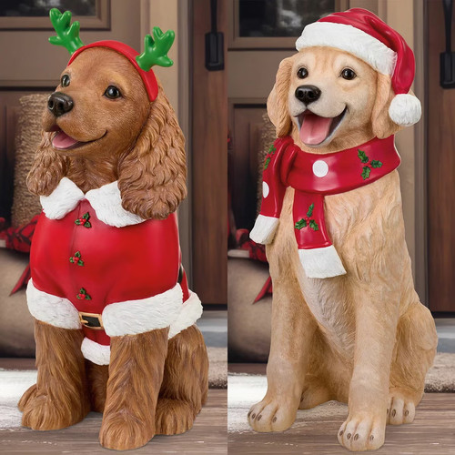 Inch christmas dog greeter - dog,