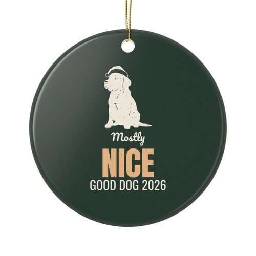 Dog christmas ornament 2026 - dog,