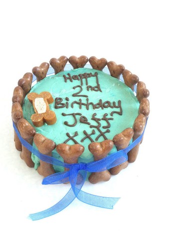 Dog birthday cake peanut - dog,