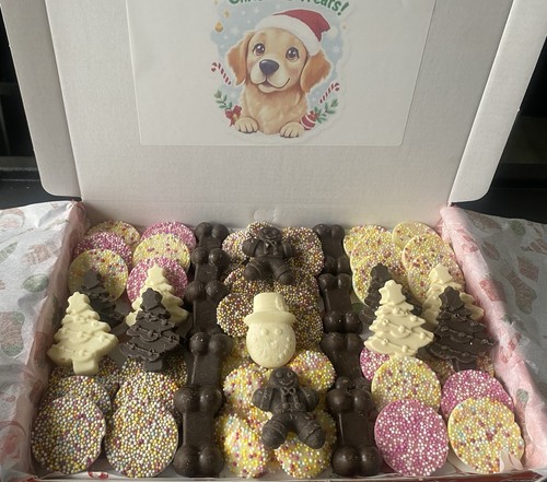 Christmas dog choc selection - dog,