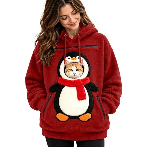 Pet christmas hoodie - christmas, 3d