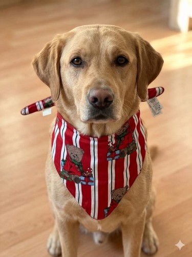 Festive christmas dog - christmas, dog/pet