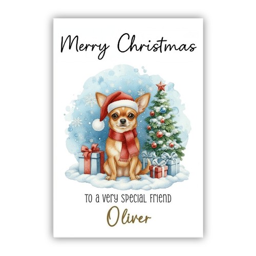 Personalised chihuahua dog - personalised,