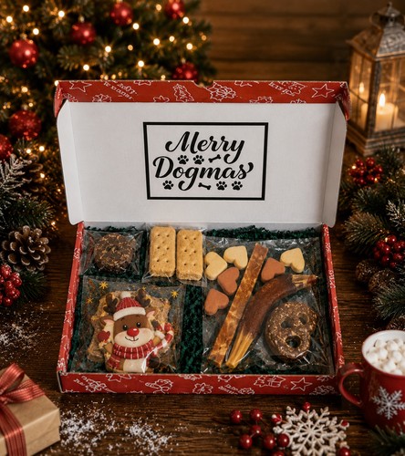 Dog hamper christmas treats - hamper,