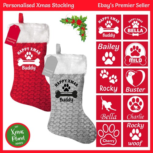 Dog christmas stocking - christmas,