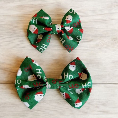 Handmade christmas dog bowties - handmade,