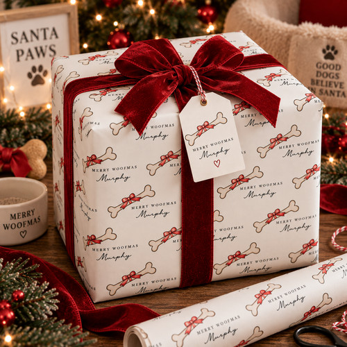 Personalised dog christmas - dog,