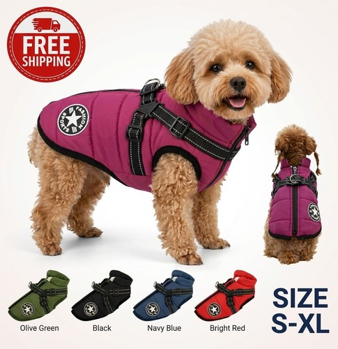 Dog coat waterproof with - waterproof,