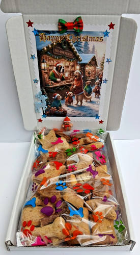 Dog christmas gift treat - dog,