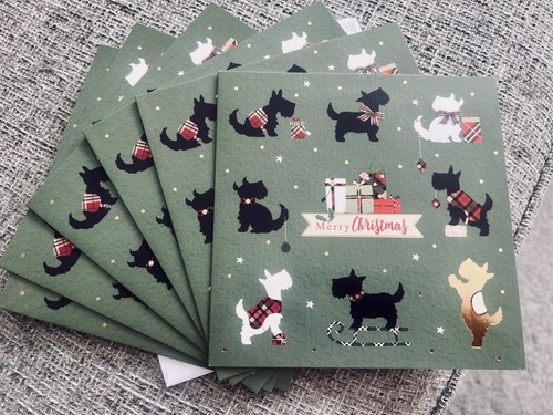 Scottie dog christmas cards - scottie,