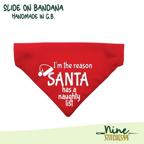 Christmas dog bandana handmade - christmas,