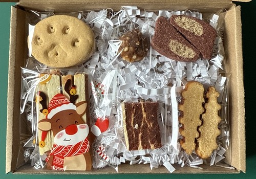 Dog hamper christmas treats - dog,