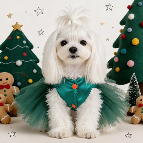 Dog christmas tutu - dog, dress