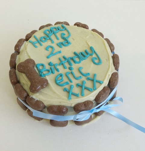 Dog birthday cake - birthday,